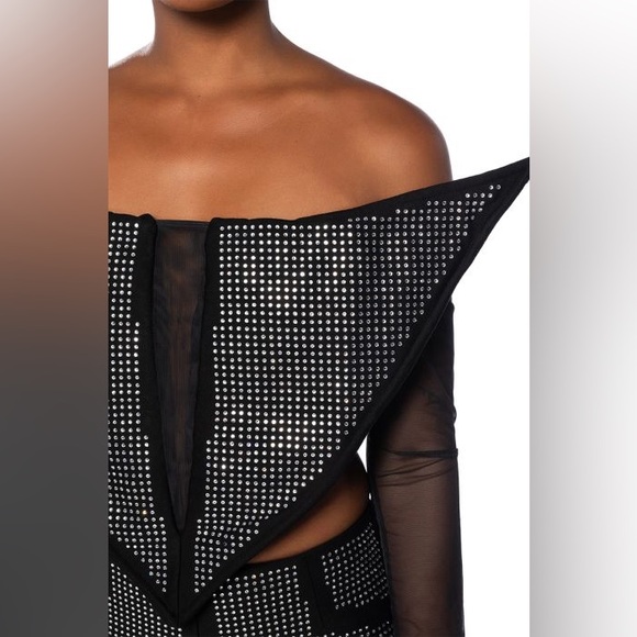 Galactic World Embellished Mesh Top & Panel Legging - Picture 11 of 13